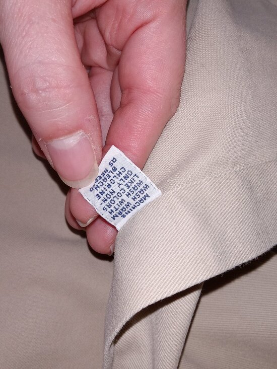 Vintage Ralph Lauren Button Up Shirt Mens XXL Khaki Blaire Pony 90s Preppy - Picture 9 of 14